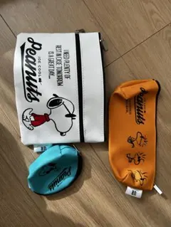 スヌーピー ポーチセット 3点