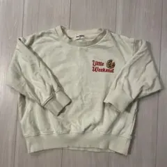 しまむら　Little Weekend トレーナー 100cm