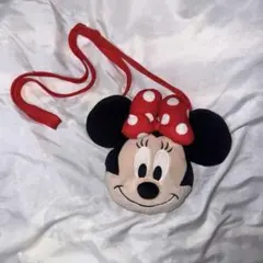 ミニーマウス バッグ 小型 ポケット付き