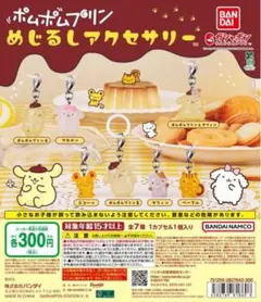 ポムポムプリン めじるしアクセサリー コンプリート 7種　コンプリートセット