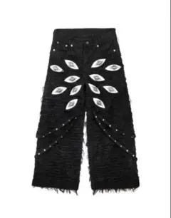 OPIUM UNIZ World white eyes pants - メルカリ