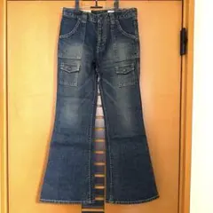 【新品タグ付き】Levi’s KIDS リーバイス デニムフレアパンツ 130