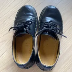 Dr. Martens 黒レザー 厚底レースアップシューズEU36