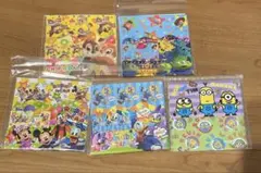 ディズニー、ミニオンズ　折り紙5セット