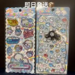 正規品 あわわちゃん プチドロップステッカー ウォーターシール 2点セット