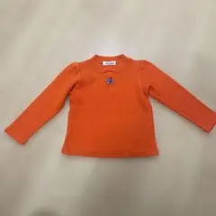 ファミリア　ニット　オレンジ　110