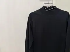 Burberry golf ボトルネック　Tシャツ　LL ブラック　刺繍　長袖