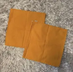 FABRIC'S クッションカバー 2枚セット マスタード