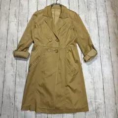 ロングコート ジャケット ロング トレンチ アウター カーキ シンプル 42