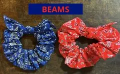 BEAMS バンダナリボンシュシュ