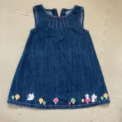 デニム ジャンパースカート 90cm