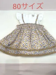 プティマイン ロンパースワンピ 80サイズ