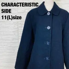 CHARACTERISTIC SIDE ウール混 ショート コート1167