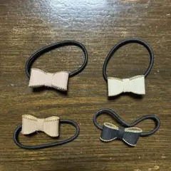デパートで買ったリボン型ヘアゴム 4個セット