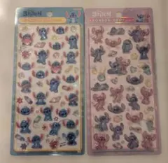 ボンボンドロップシール　スティッチ2枚セット