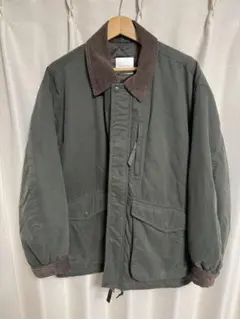 フリークスストア　ヴィンテージ加工襟コーデュロイ切り替えコットンナイロンブルゾン