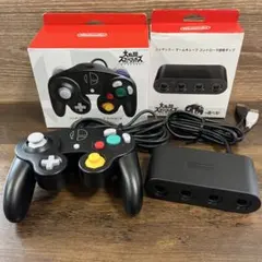 美品　Nintendo ゲームキューブ コントローラ・接続タップ　純正