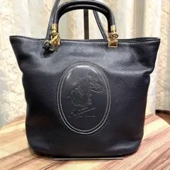 ✨美品✨2WAY✨Kitamura キタムラ ショルダーバッグ レザー ネイビー