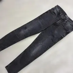 ZARA MAN ブラックダメージスキニーデニム