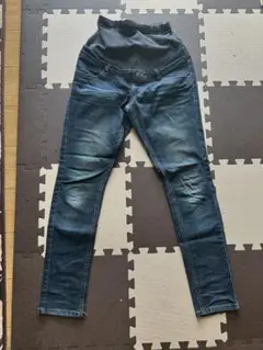 マタニティ　スキニー　デニム