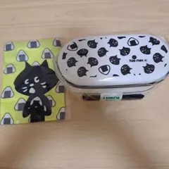 匿名発送】Ne-net にゃー 猫デザイン 弁当箱と箸セット - メルカリ