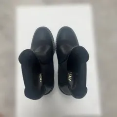 ZARA ブラック サイドゴアブーツ 36