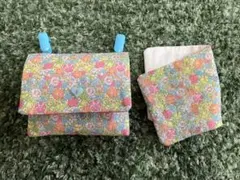 フルーツバスケット☆移動ポケット【ハンカチセット】　リバティ　ダブルガーゼのサムネイル