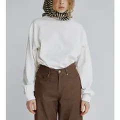nokcha elbow patch over tops/ivoryのサムネイル