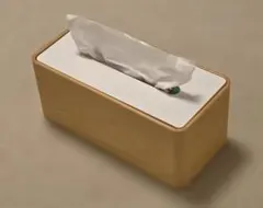 Lemnos design array STOCK ホワイト ティッシュボックス