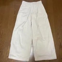 GU コーデュロイワイドパンツ Sサイズ レディース服