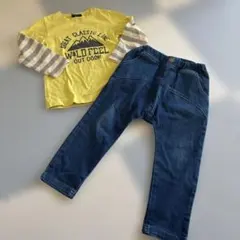 LB clubロンTとデニムパンツセット