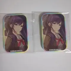 プロセカ　朝比奈まふゆ　スクエア缶バッチ　特訓前　2個セット　マリオネット