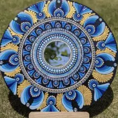 トルコ 陶器 曼荼羅タイルアート 壁掛け トルコ 陶器 曼荼羅タイルアート 壁掛け - メルカリ