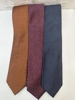 Brooks Brothers ネクタイ 3本セット シルク100% 米国製のサムネイル