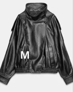 フェイクレザージャケット　M