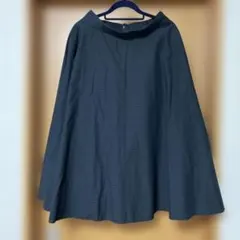 UNIQLO フレアスカート ネイビー Lサイズのサムネイル