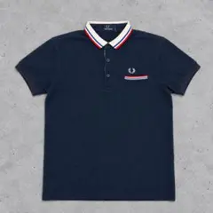 FRED PERRY ポロシャツ ネイビー Mサイズ y2k