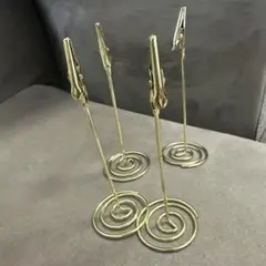 ゴールドクリップ　テーブルスタンド 10個セット(個数調整可)