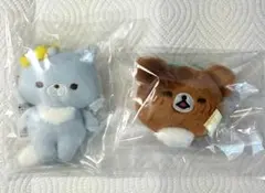 アオイコオオカミ ぬいぐるみバッジ チャイロイコグマ てのりぬいぐるみ