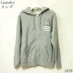 Laundry 雪うさぎプリント パーカー Ｍサイズ美品