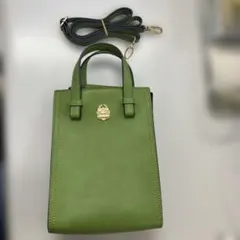 グリーン 2way ショルダーバッグ