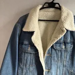 GU 裏ボア デニムボアジャケット デニムジャケット Gジャン　M