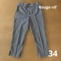 Rouge vif ギンガムチェック カプリパンツのサムネイル