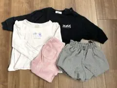 キッズ服 ベビー服　4点セット X-girl petitmain 他 90cm