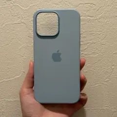 iPhone14promax iPhoneケース スカイブルー（純正）