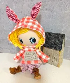 ✤イーマリー　イルメール　アウトフィット　うさ耳チェックパーカーと、パンツ✤のサムネイル