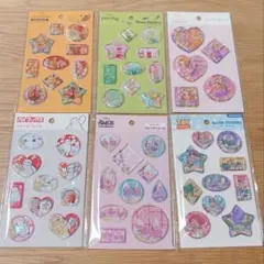 セリア　ウォーターシール　6枚セット　ベイマックス　ラプンツェル　トイストーリー