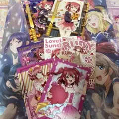 ラブライブ！サンシャイン！！　紙系グッズセット　黒澤ルビィ