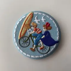 ジブリ　刺繍ブローチコレクション　缶バッチ