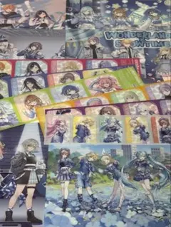 ローソンプロジェクトセカイクリアファイル全6種コンプ&クリアシート全6種コンプ